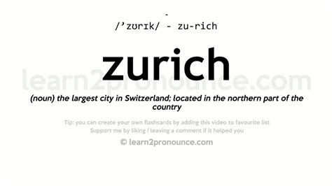 Zurich Meaning